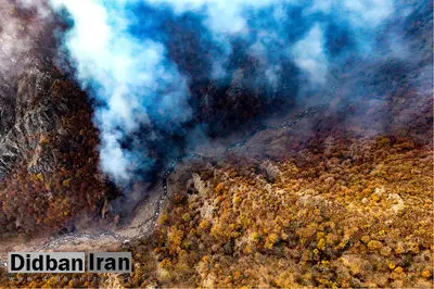 اعزام گسترده نیروی امدادی برای مهار آتش‌سوزی جنگل‌های دیزمار