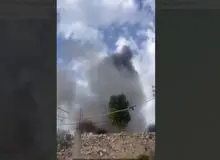 فرودگاه دمشق پس از بمباران اسرائیل+فیلم 