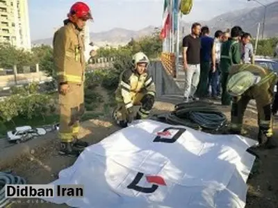 مرگ کارگر شهرداری در بزرگراه چمران تهران