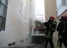 آتش سوزی یک هتل در نزدیکی حرم امام رضا 