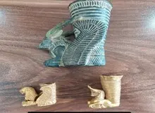 کشف گنجینه ارزشمند هخامنشی در برخوار+عکس