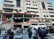 فیلمی از محل ترور ابوعبیده و  ۱۸ فرمانده حماس توسط اسرائیل+فیلم 