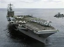  ناو هواپیمابر ترومن آمریکا وارد شمال دریای اژه شد